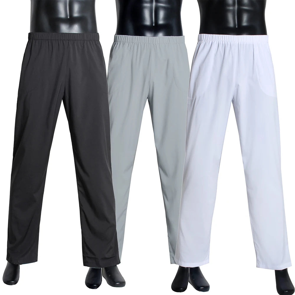 Pantalon Homme Ample — Coupe Sarouel, Noir ou Gris